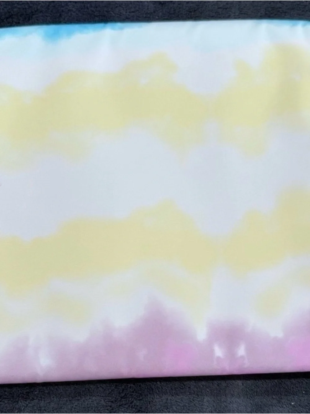 PURA VIDA Pastel Tie-Dye Laptop Case Holder- Purple, Yellow, Blue